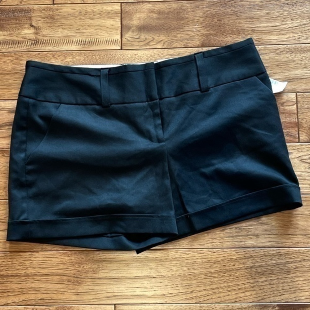 Maurices Cuffed Dressy Black Short